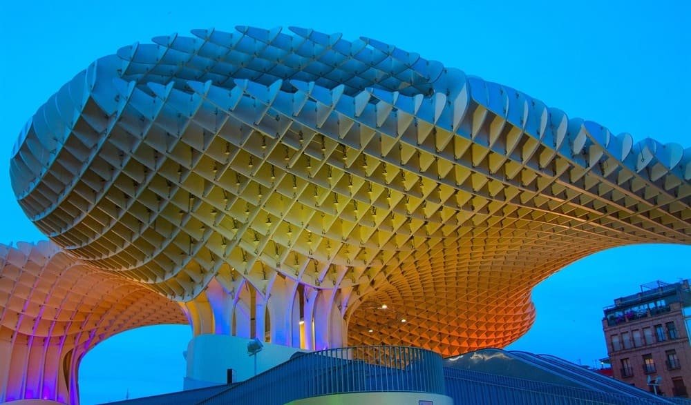 Setas de Sevilla Iluminadas