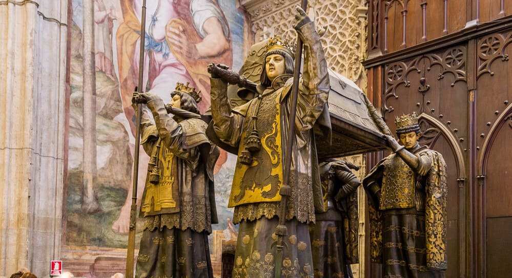 Tumba de Cristobal Colón en Sevilla